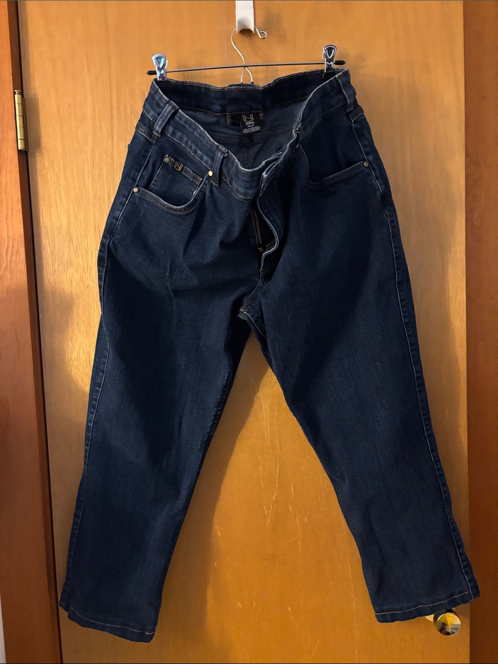 Men's Relaxed Dark Blue Denim Jeans